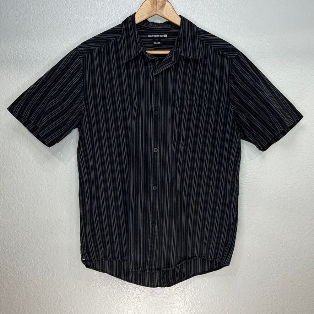 Quiksilver Men's Black Shirt